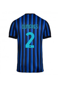Fotbalové Dres Inter Milan Denzel Dumfries #2 Domácí Oblečení 2025-26 Krátký Rukáv